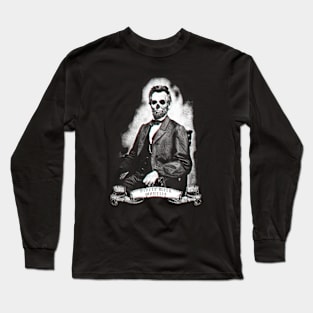 Ghastly Abe in 3D Long Sleeve T-Shirt